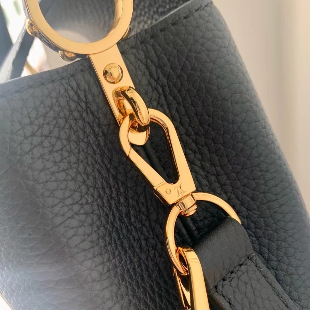 Replica Louis Vuitton Capucines MM With Ayers Snakeskin Handle M24727