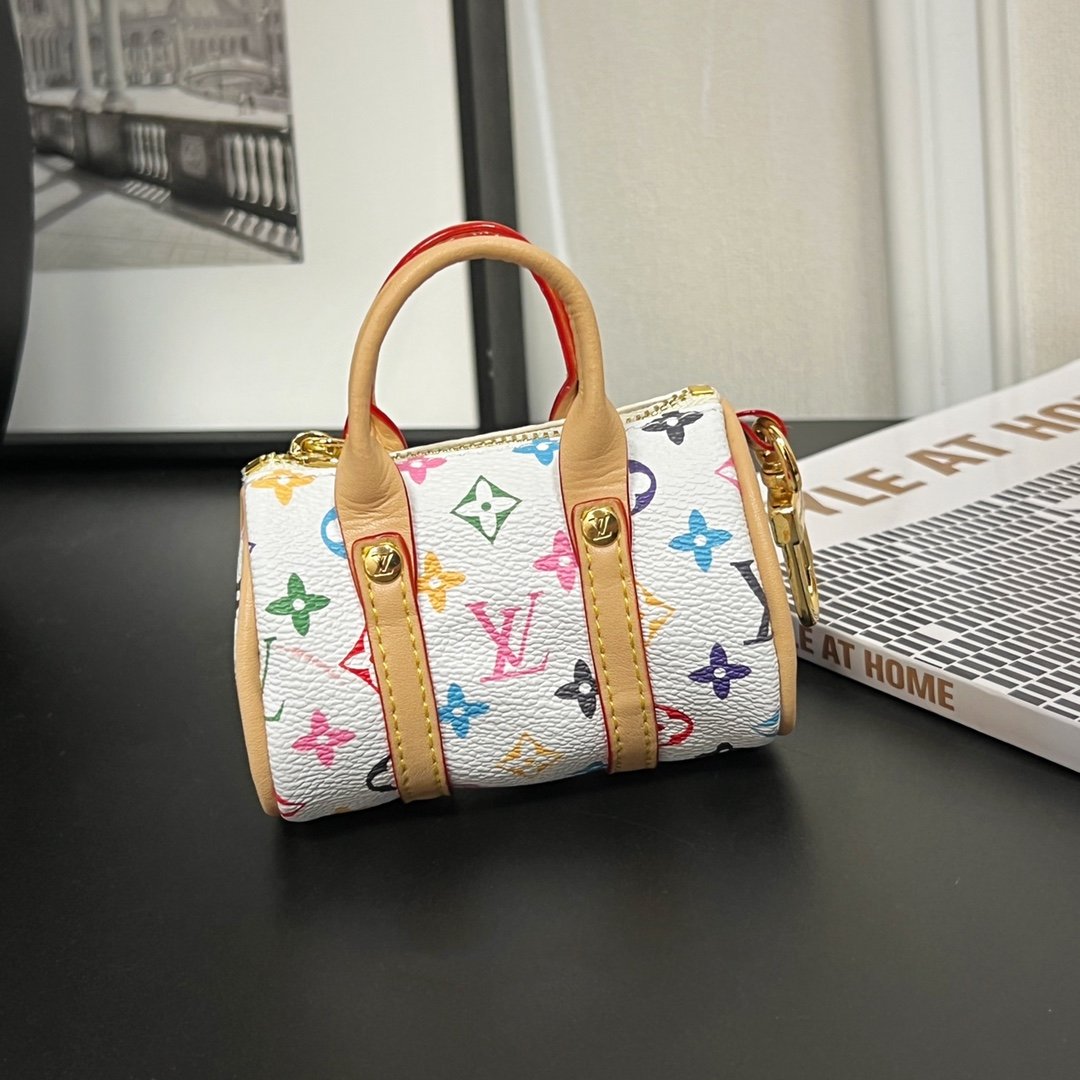 Louis Vuitton MINI KEEPALL  mini pillow bag charm