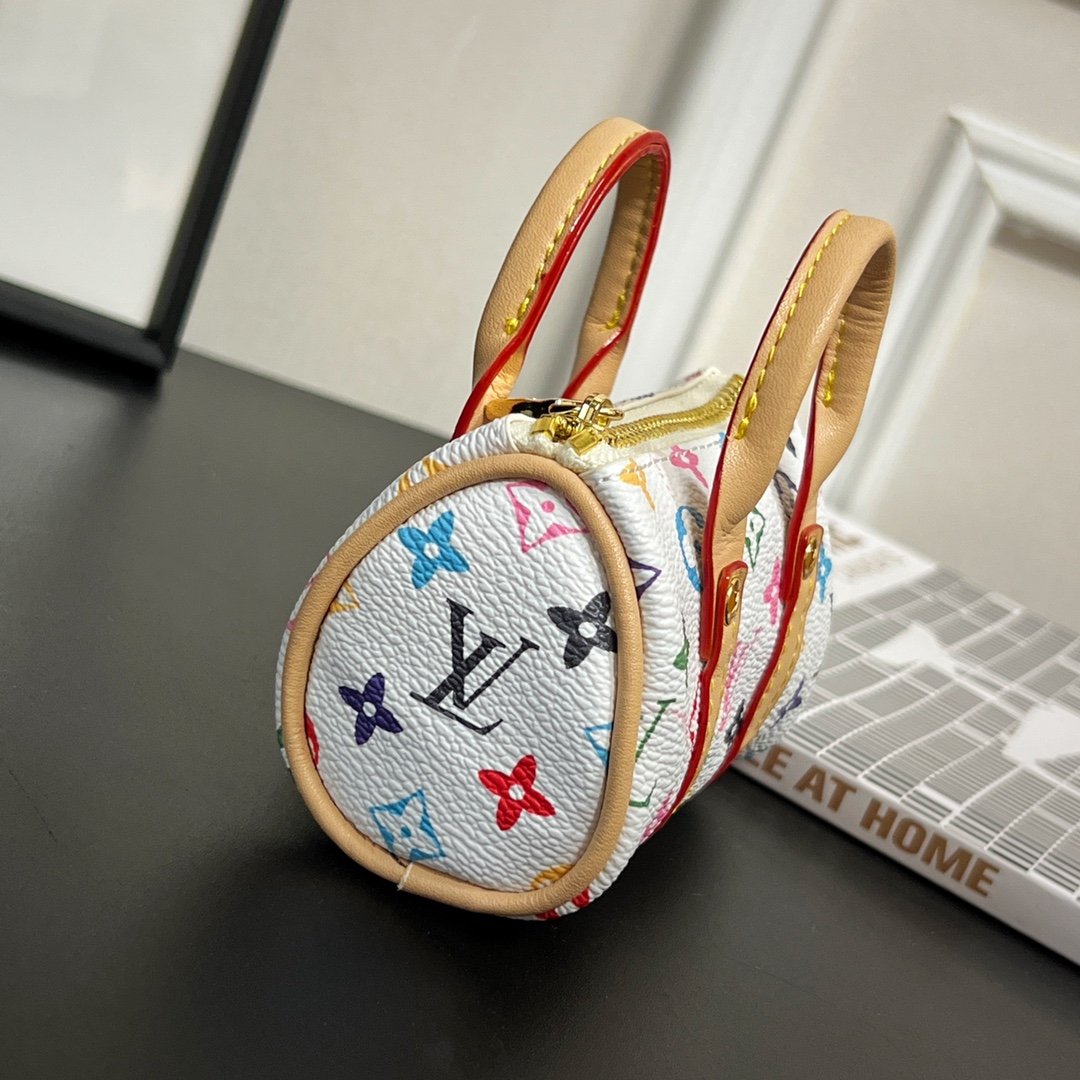 Louis Vuitton MINI KEEPALL  mini pillow bag charm