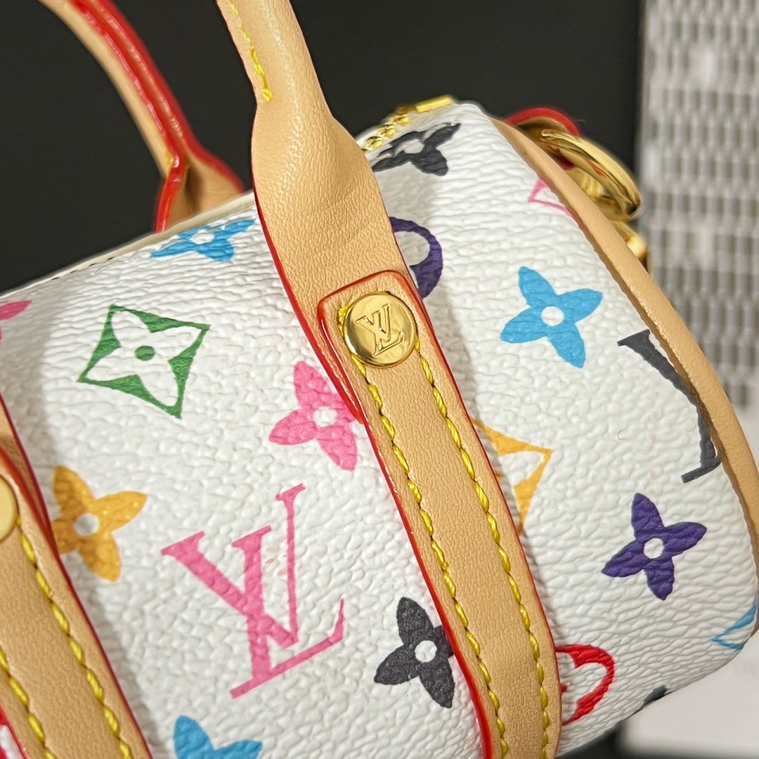 Louis Vuitton MINI KEEPALL  mini pillow bag charm