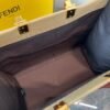 FENDI 8BH372 FENDI LARGE SUNSHINE SHOPPER BAG APRICOT LEATHER
