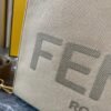 FENDI 8BH372 FENDI LARGE SUNSHINE SHOPPER BAG APRICOT LEATHER