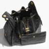 Mirror Top Chanel 25 Medium Handbag Customization required Black