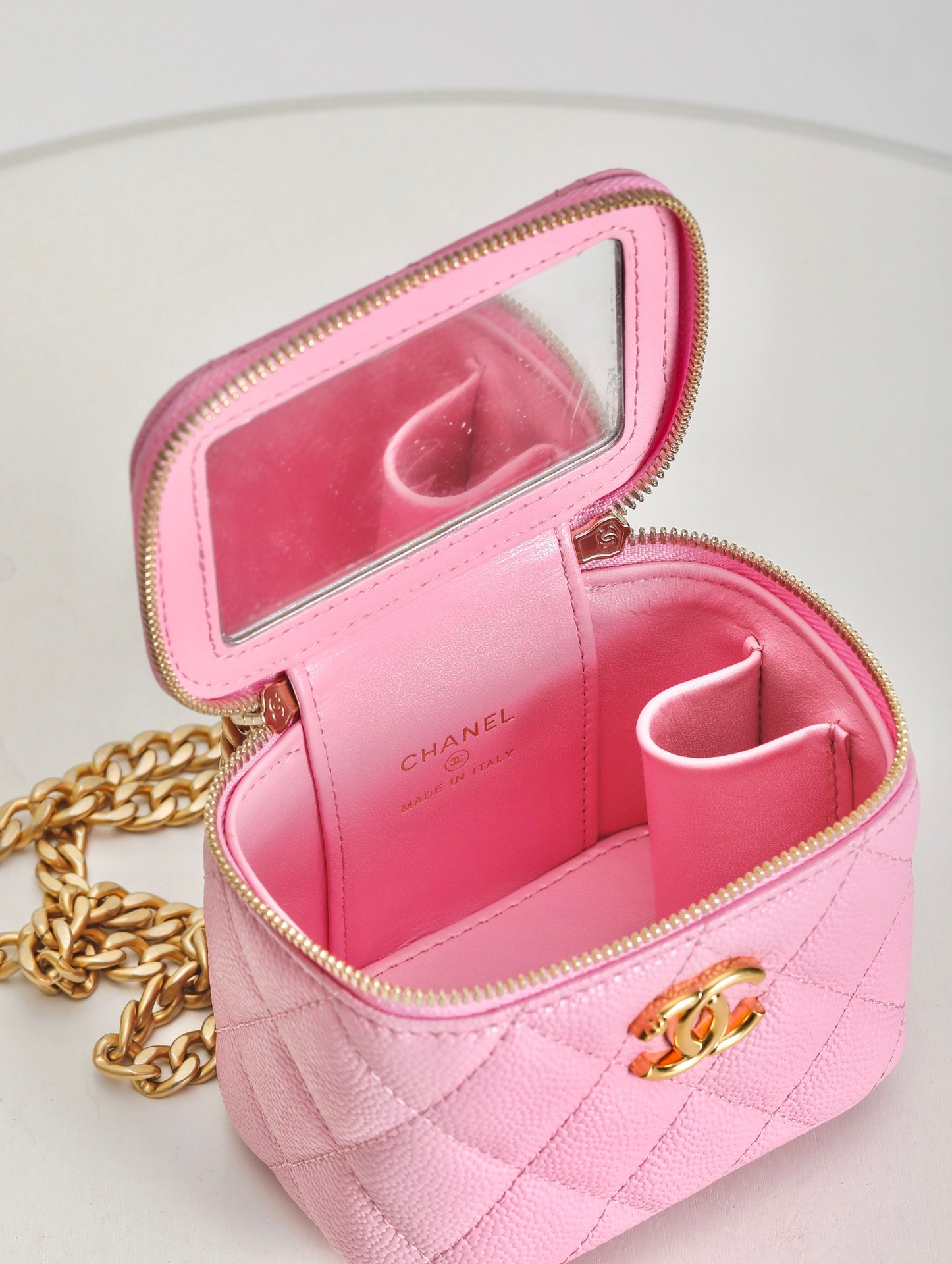Chanel Pink Cosmetic Case