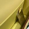 Mirror Top Hermes Constance Shoulder Bags Epsom Leather Silver Lemon Yellow