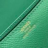 Mirror Top Hermes Constance Shoulder Bags Epsom Leather Silver Green