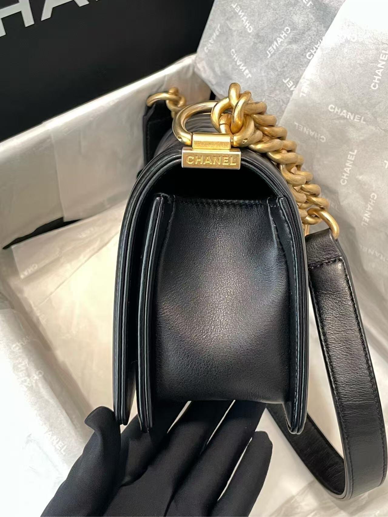Chanel BOY CHANEL Handbag BLak
