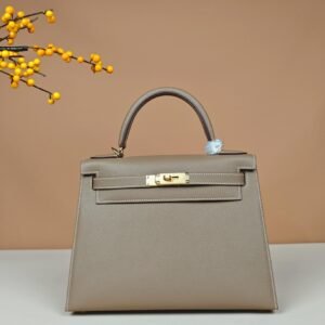 Mirror Top Hermes Kelly Danse 22cm of Evercolor Bag Flame Orange