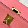 Mirror Top Hermes Kelly Danse 22cm of Evercolor Bag Pink