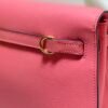 Mirror Top Hermes Kelly Danse 22cm of Evercolor Bag Pink