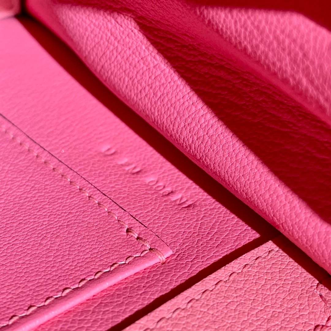 Mirror Top Hermes Kelly Danse 22cm of Evercolor Bag Pink