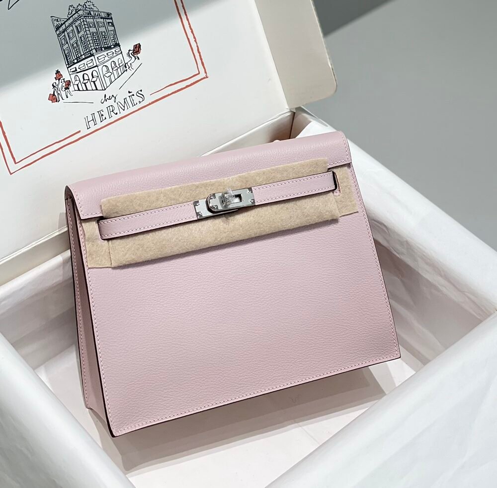 Mirror Top Hermes Kelly Danse 22cm of Evercolor Bag Dreamy Purple