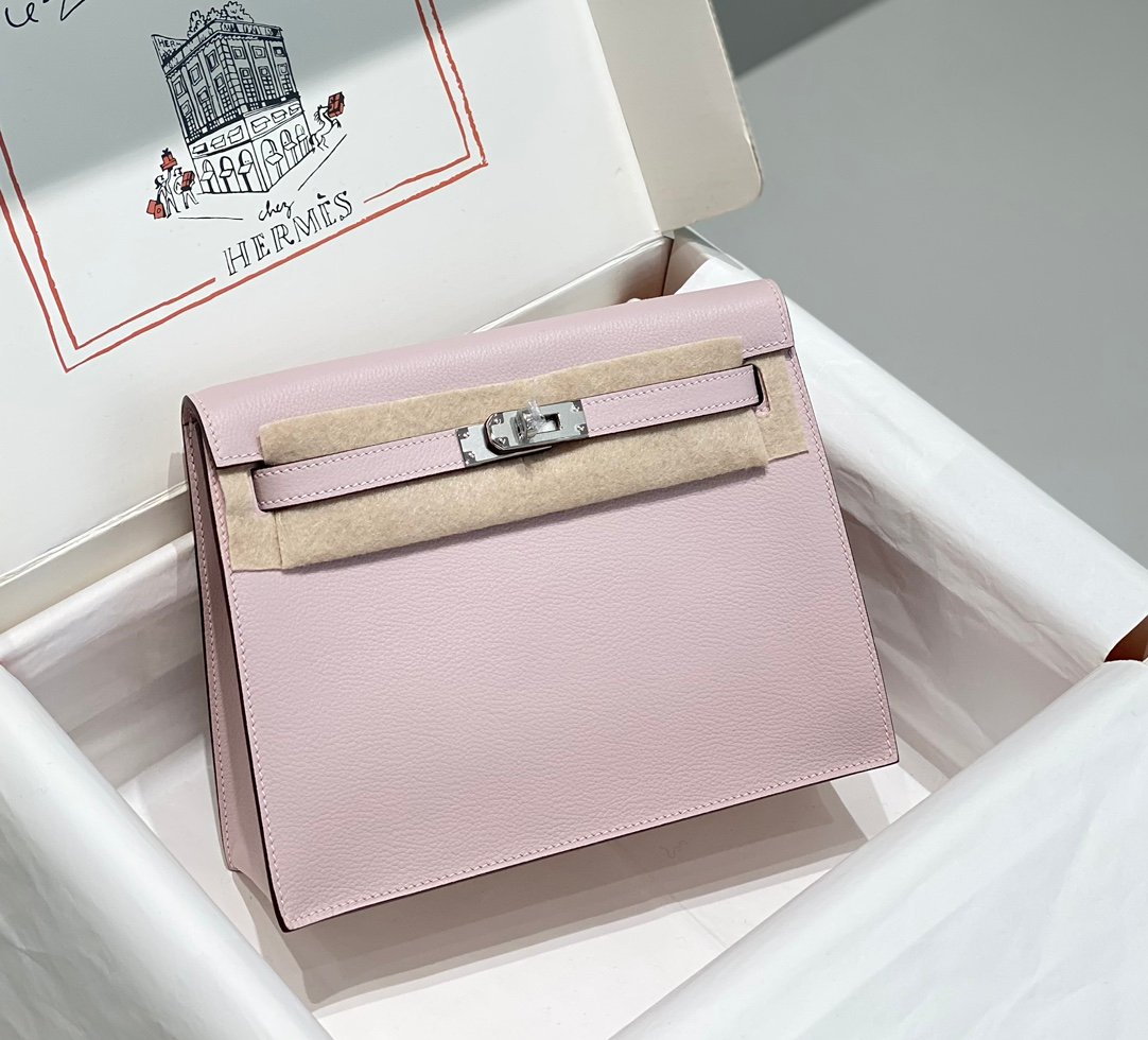 Mirror Top Hermes Kelly Danse 22cm of Evercolor Bag Dreamy Purple