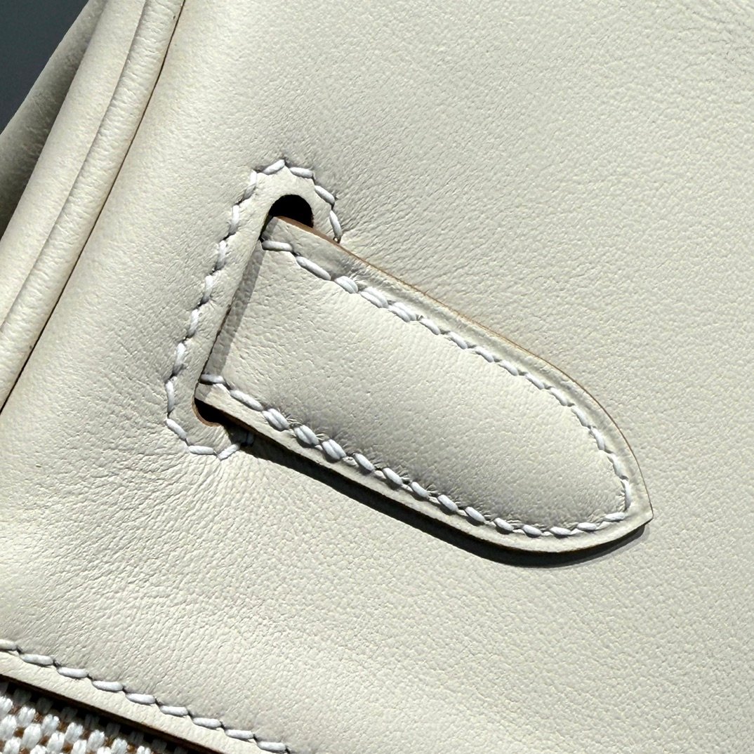 Hermes 𝗕𝗜𝗥𝗞𝗜𝗡 𝟑𝟎𝐜𝐦 White