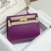 Mirror Top Hermes Kelly Danse 22cm of Evercolor Bag Purple