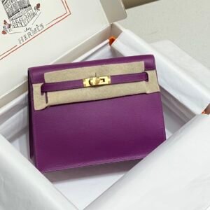 Hermes Sellier Kelly 28cm of Epsom Leather Bag 20338 Blue