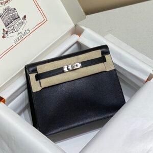 Hermes Sellier Kelly 28cm of Epsom Leather Bag 20338 Blue