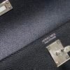 Mirror Top Hermes Kelly Danse 22cm of Evercolor Bag Blak