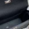 Mirror Top Hermes Kelly Danse 22cm of Evercolor Bag Blak
