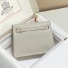 Mirror Top Hermes Kelly Danse 22cm of Evercolor Bag Light Gray