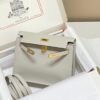 Mirror Top Hermes Kelly Danse 22cm of Evercolor Bag Light Gray