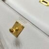 Mirror Top Hermes Kelly Danse 22cm of Evercolor Bag Light Gray