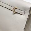 Mirror Top Hermes Kelly Danse 22cm of Evercolor Bag Light Gray