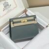 Mirror Top Hermes Kelly Danse 22cm of Evercolor Bag Almond Green