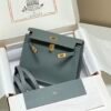 Mirror Top Hermes Kelly Danse 22cm of Evercolor Bag Almond Green
