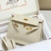 Mirror Top Hermes Kelly Danse 22cm of Evercolor Bag White