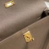 Mirror Top Hermes Kelly Danse 22cm of Evercolor Bag Charcoal Gray