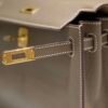 Mirror Top Hermes Kelly Danse 22cm of Evercolor Bag Charcoal Gray