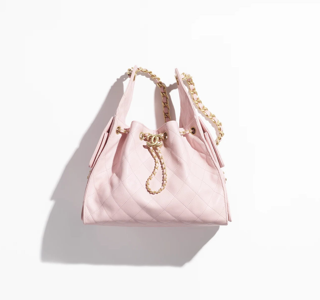 Mirror Top Chanel 25 Medium Handbag Customization required PINK