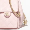 Mirror Top Chanel 25 Medium Handbag Customization required PINK