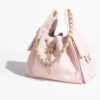 Mirror Top Chanel 25 Medium Handbag Customization required PINK