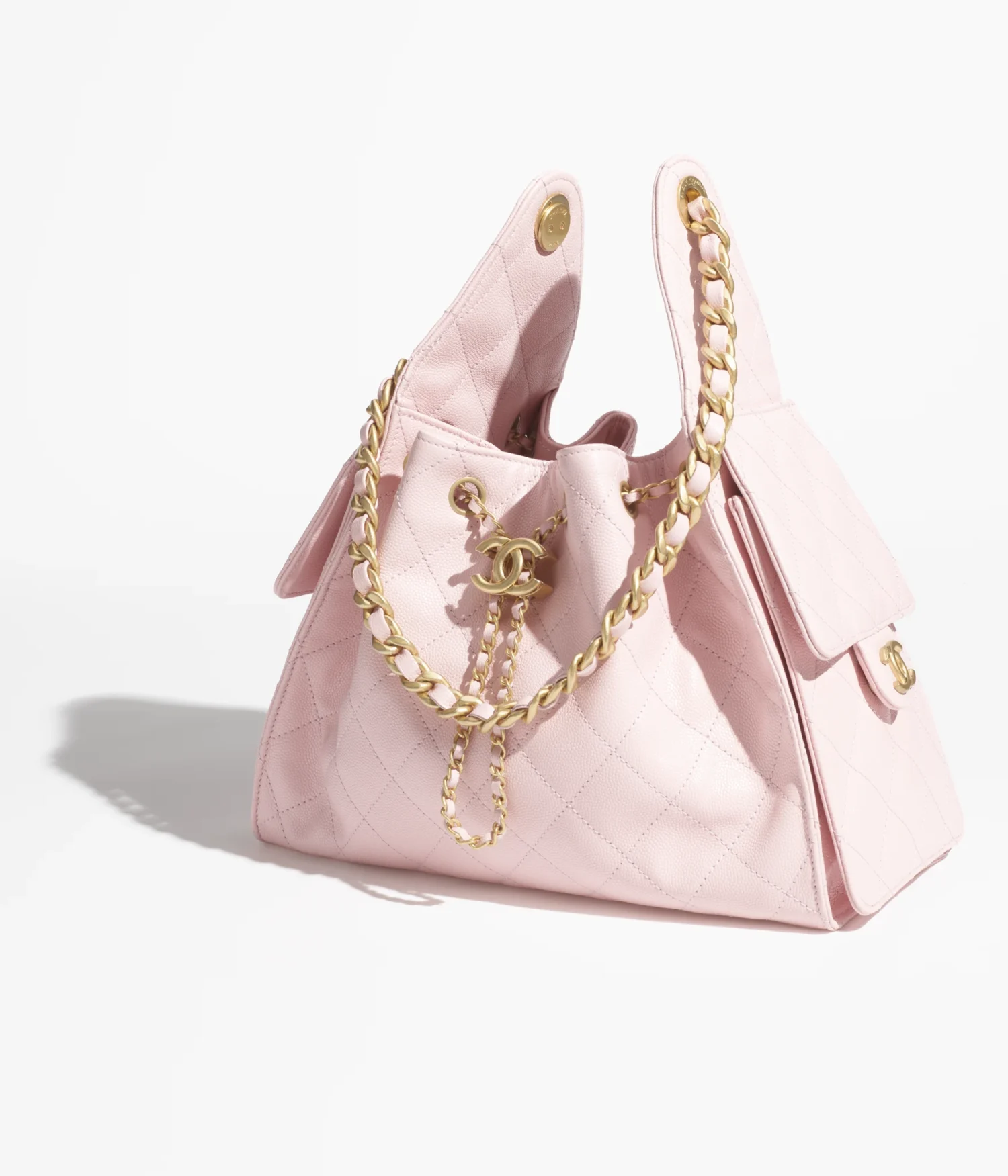 Mirror Top Chanel 25 Medium Handbag Customization required PINK