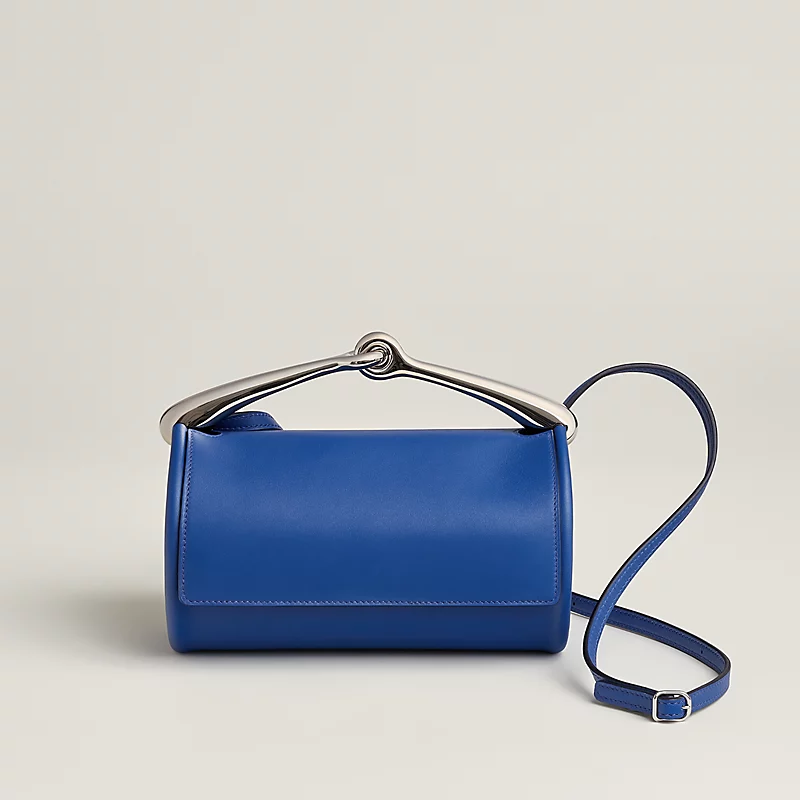 Mirror Top Hermes Maximors bag blue